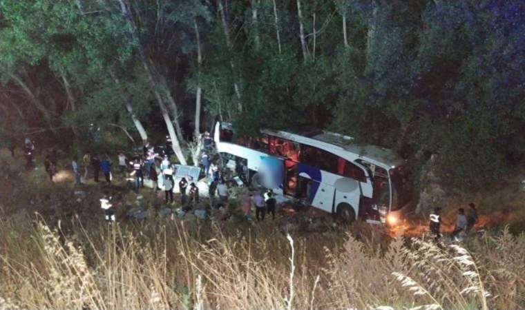 Yozgat’ta otobüs şarampole uçtu: 12 ölü