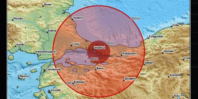 İstanbul’da 4.1 büyüklüğünde deprem!